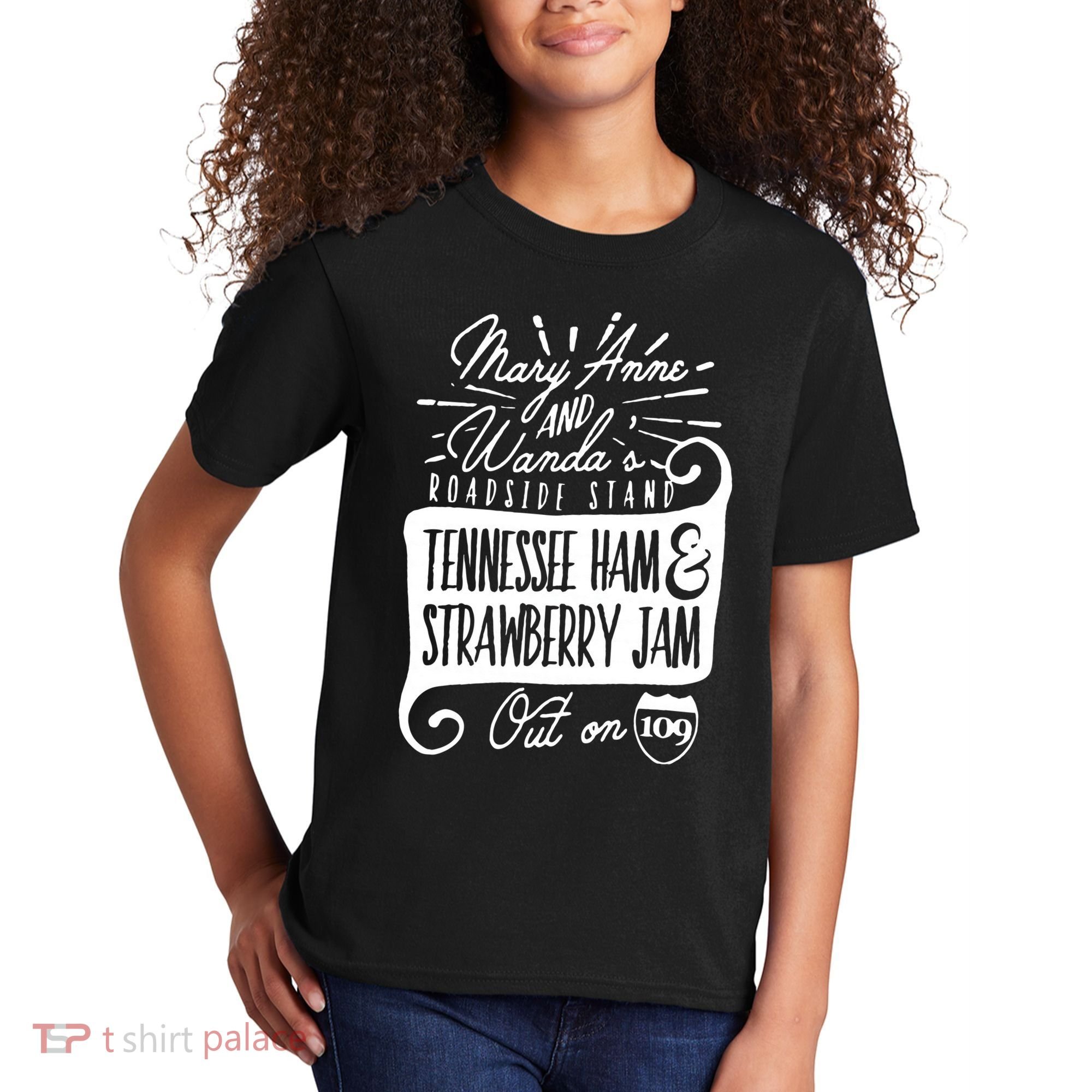 90s Country Mary Anne And Wanda Road Side Stand Earl Kids T-Shirt