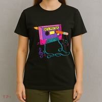 90s Cassette Tape Pencil 1990s Retro Vintage Throwback Music T-Shirt thumb 4