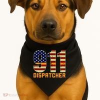 911 Dispatcher USA-Made Doggie Bandana thumb 1