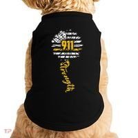 911 Dispatcher American Flag Sunflower Dispatch Operators Doggie Tank thumb 0