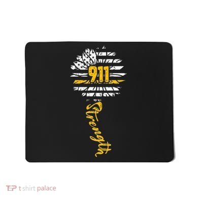 911 Dispatcher American Flag Sunflower Dispatch Operators Mousepad