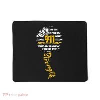 911 Dispatcher American Flag Sunflower Dispatch Operators Mousepad thumb 0
