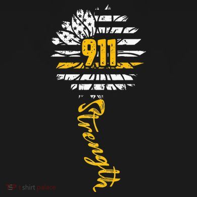 911 Dispatcher American Flag Sunflower Dispatch Operators Tall Sweatshirt