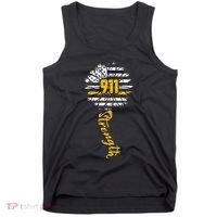 911 Dispatcher American Flag Sunflower Dispatch Operators Tank Top thumb 0