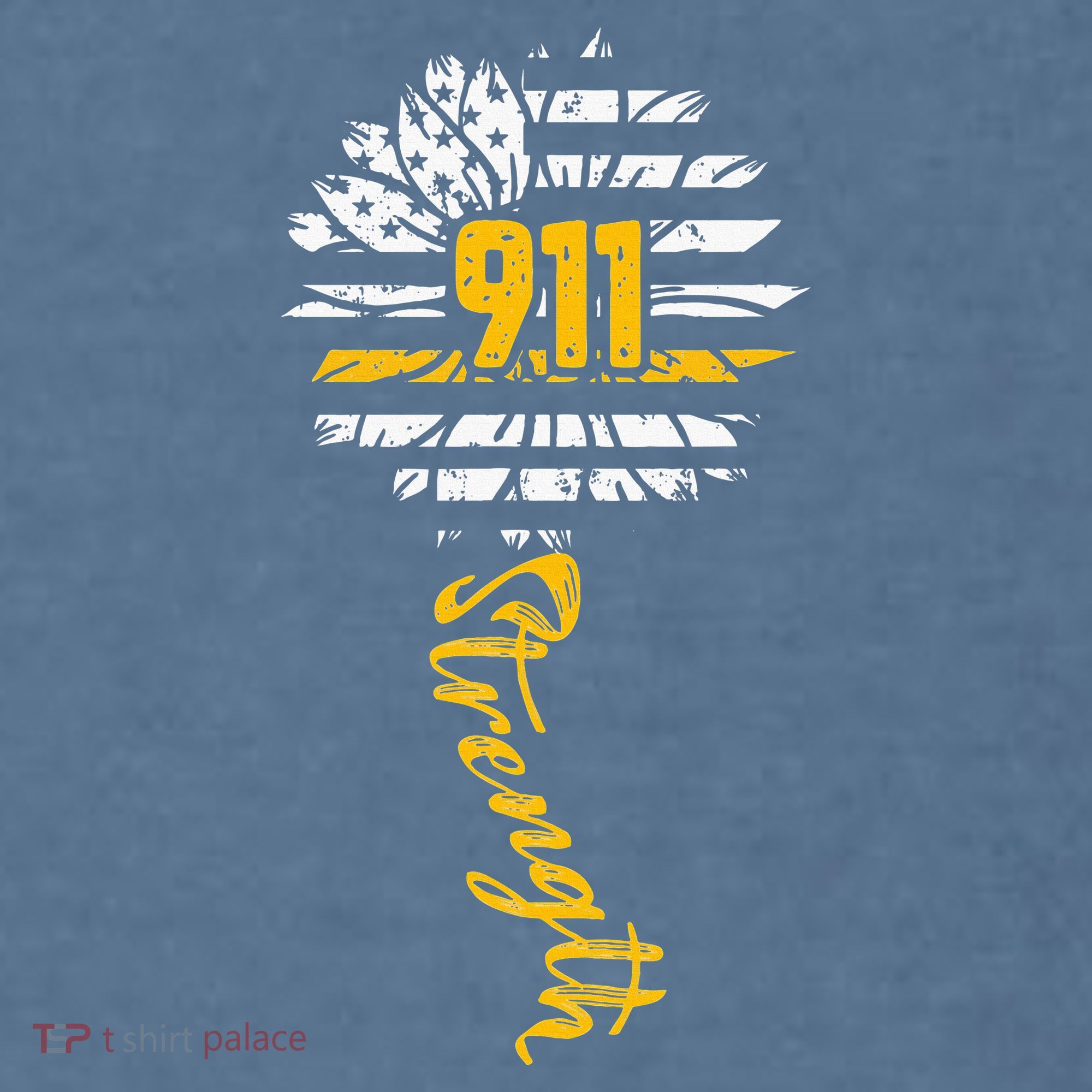 911 Dispatcher American Flag Sunflower Dispatch Operators Garment-Dyed Sweatshirt