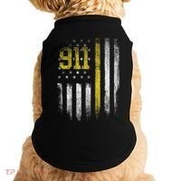911 Dispatcher Dispatch US Flag Police Emergency Responder Doggie Tank thumb 0