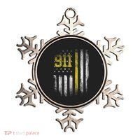 911 Dispatcher Dispatch US Flag Police Emergency Responder Ornament thumb 0