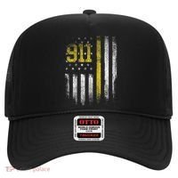 911 Dispatcher Dispatch US Flag Police Emergency Responder Hat thumb 0