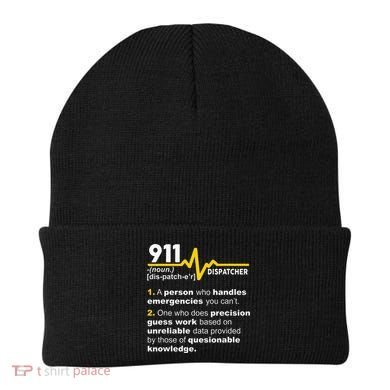 911 Dispatcher Definition Handles Emergencies Dispatch Beanie
