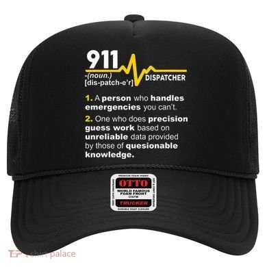 911 Dispatcher Definition Handles Emergencies Dispatch Hat