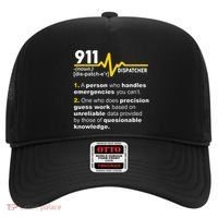 911 Dispatcher Definition Handles Emergencies Dispatch Hat thumb 0