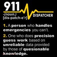 911 Dispatcher Definition Handles Emergencies Dispatch Kids Long Sleeve Shirt thumb 2