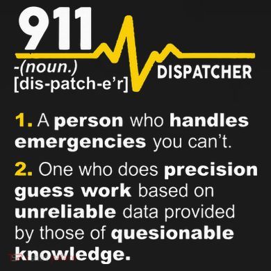 911 Dispatcher Definition Handles Emergencies Dispatch Kids Tie-Dye T-Shirt