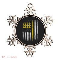 911 Dispatcher Dispatch US Flag Police Emergency Responder Ornament thumb 0