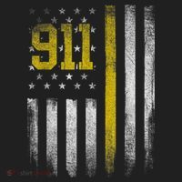 911 Dispatcher Dispatch US Flag Police Emergency Responder Hat thumb 2