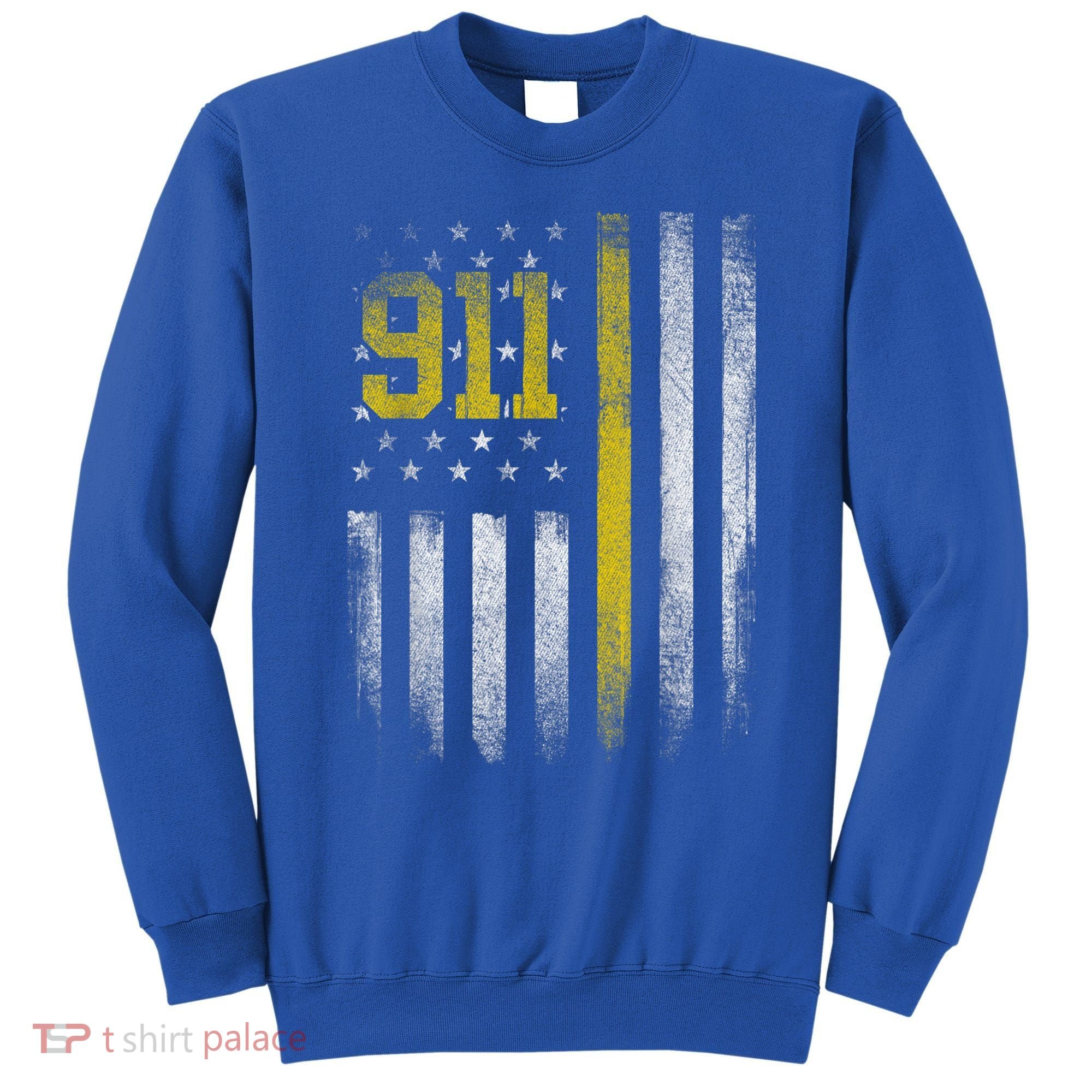 911 Dispatcher Dispatch US Flag Police Emergency Responder Sweatshirt