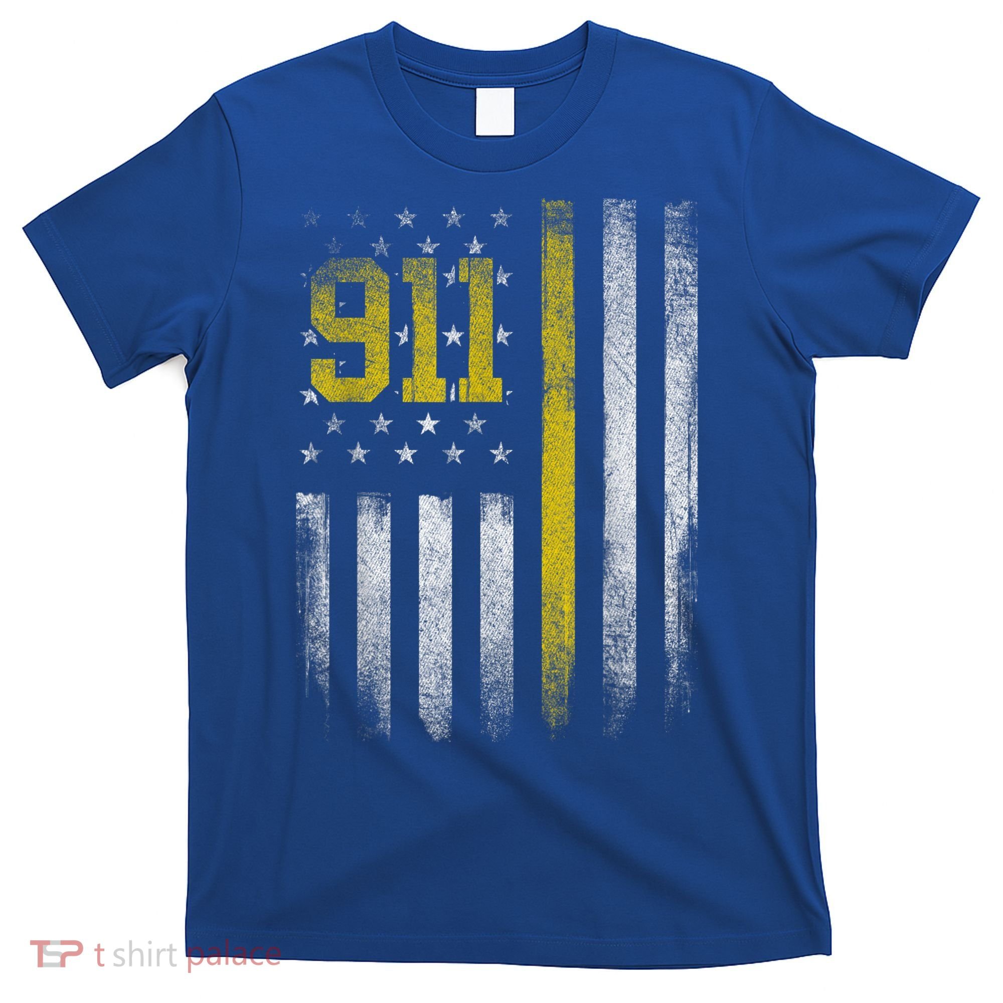 911 Dispatcher Dispatch US Flag Police Emergency Responder T-Shirt