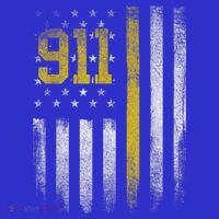911 Dispatcher Dispatch US Flag Police Emergency Responder T-Shirt thumb 7