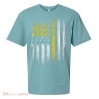 911 Dispatcher Dispatch US Flag Police Emergency Responder Sueded Cloud Jersey T-Shirt thumb 0