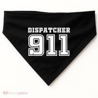 911 Dispatcher Emergency Nurse USA-Made Doggie Bandana thumb 0