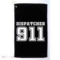 911 Dispatcher Emergency Nurse Golf Towel thumb 0