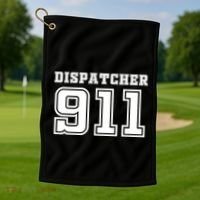 911 Dispatcher Emergency Nurse Golf Towel thumb 1