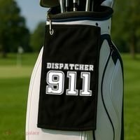 911 Dispatcher Emergency Nurse Golf Towel thumb 2