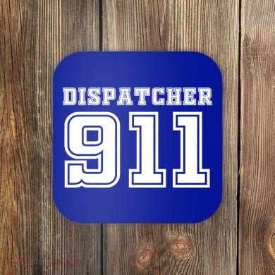 911 Dispatcher Emergency Nurse Coaster