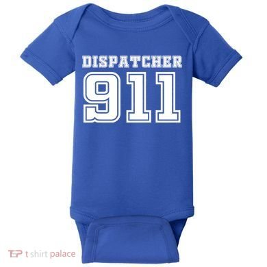 911 Dispatcher Emergency Nurse Baby Bodysuit