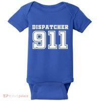 911 Dispatcher Emergency Nurse Baby Bodysuit thumb 0