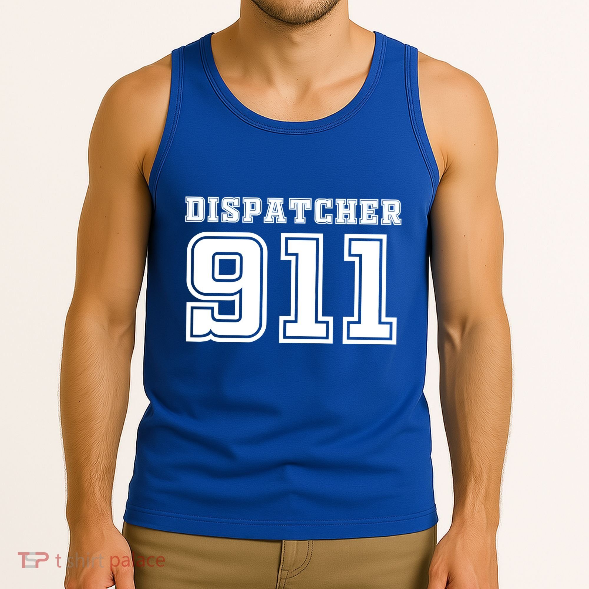 911 Dispatcher Emergency Nurse Tank Top