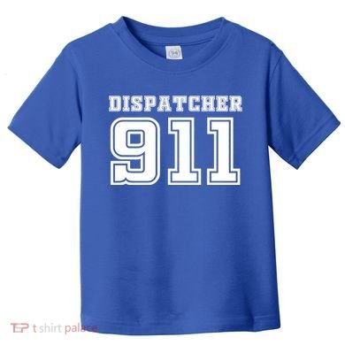 911 Dispatcher Emergency Nurse Toddler T-Shirt