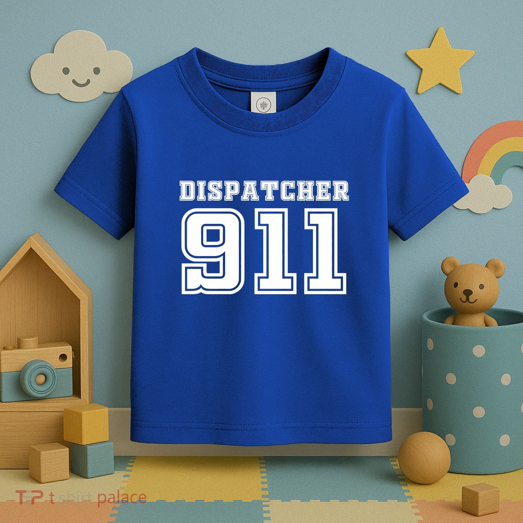 911 Dispatcher Emergency Nurse Toddler T-Shirt