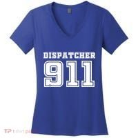911 Dispatcher Emergency Nurse Women's V-Neck T-Shirt thumb 0