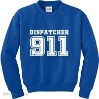 911 Dispatcher Emergency Nurse Kids Sweatshirt thumb 0