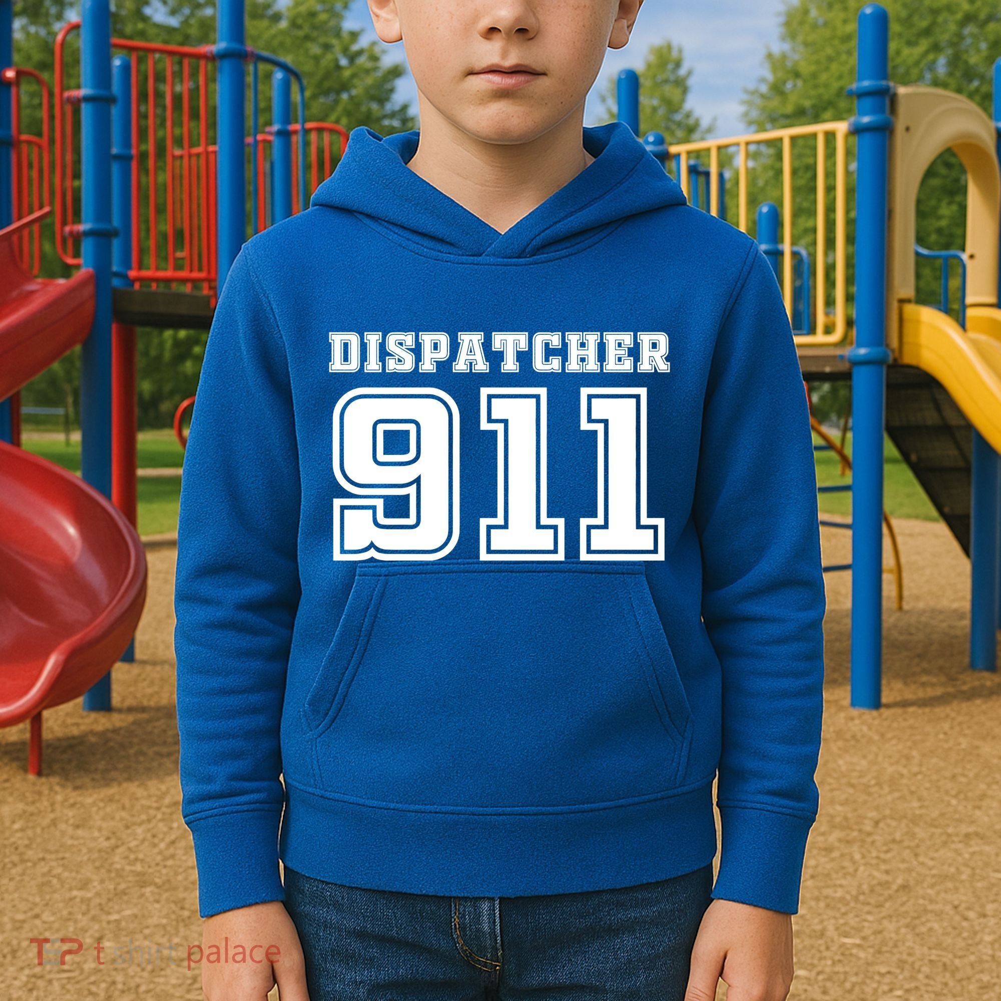 911 Dispatcher Emergency Nurse Kids Hoodie