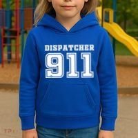 911 Dispatcher Emergency Nurse Kids Hoodie thumb 3