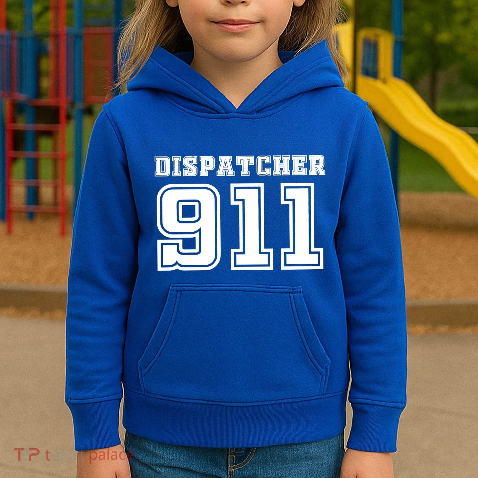 911 Dispatcher Emergency Nurse Kids Hoodie