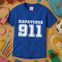 911 Dispatcher Emergency Nurse Kids T-Shirt thumb 3