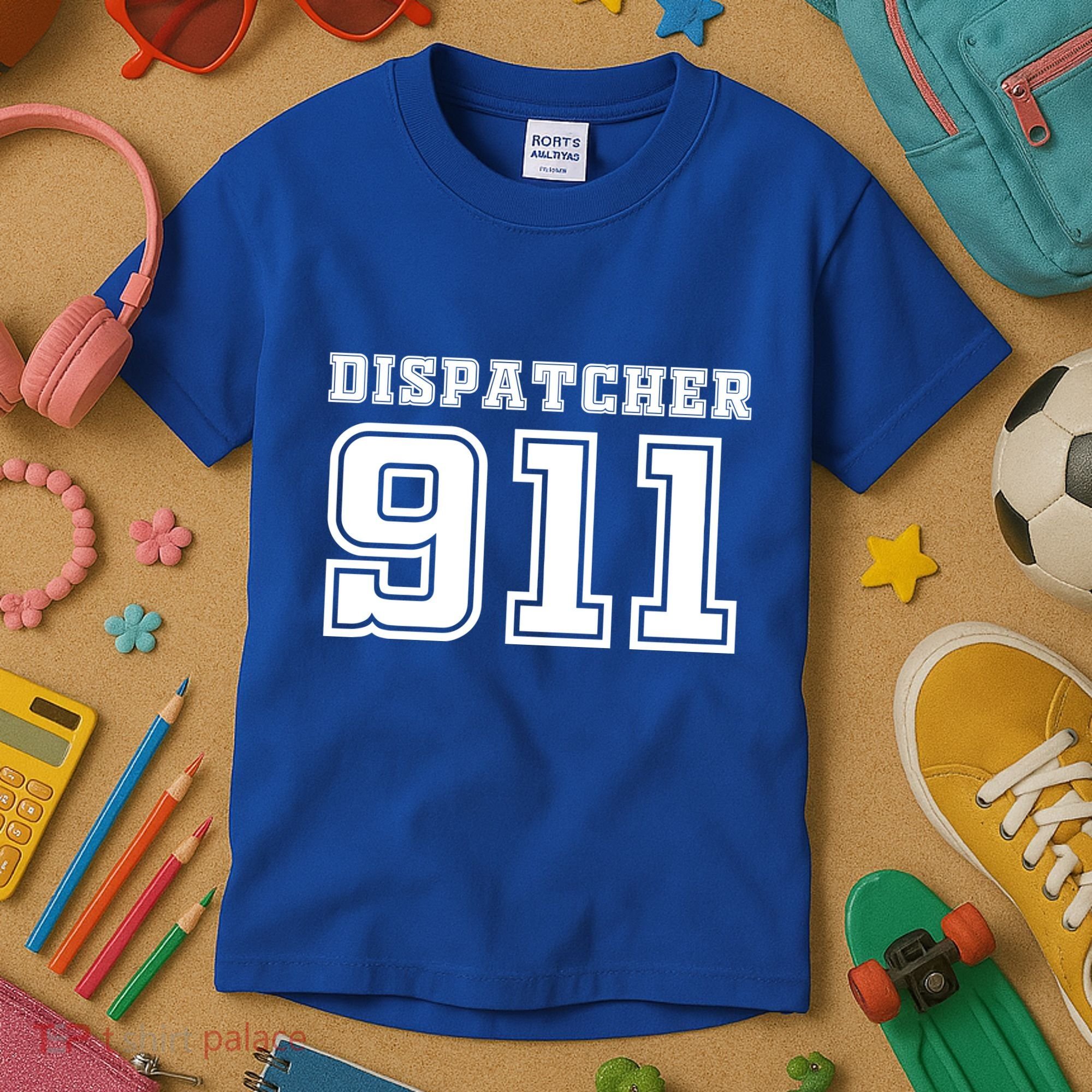911 Dispatcher Emergency Nurse Kids T-Shirt
