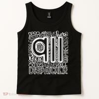 911 Dispatcher _ First Responder _ 911 Calls Tank Top thumb 2
