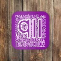 911 Dispatcher _ First Responder _ 911 Calls Coaster thumb 0