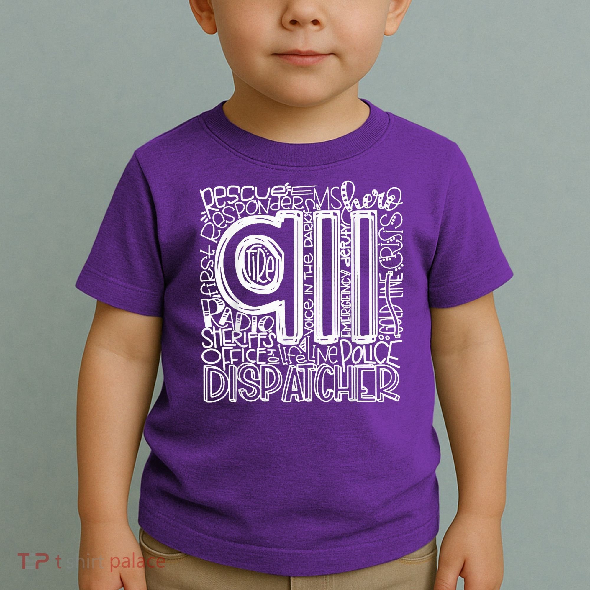 911 Dispatcher _ First Responder _ 911 Calls Toddler T-Shirt