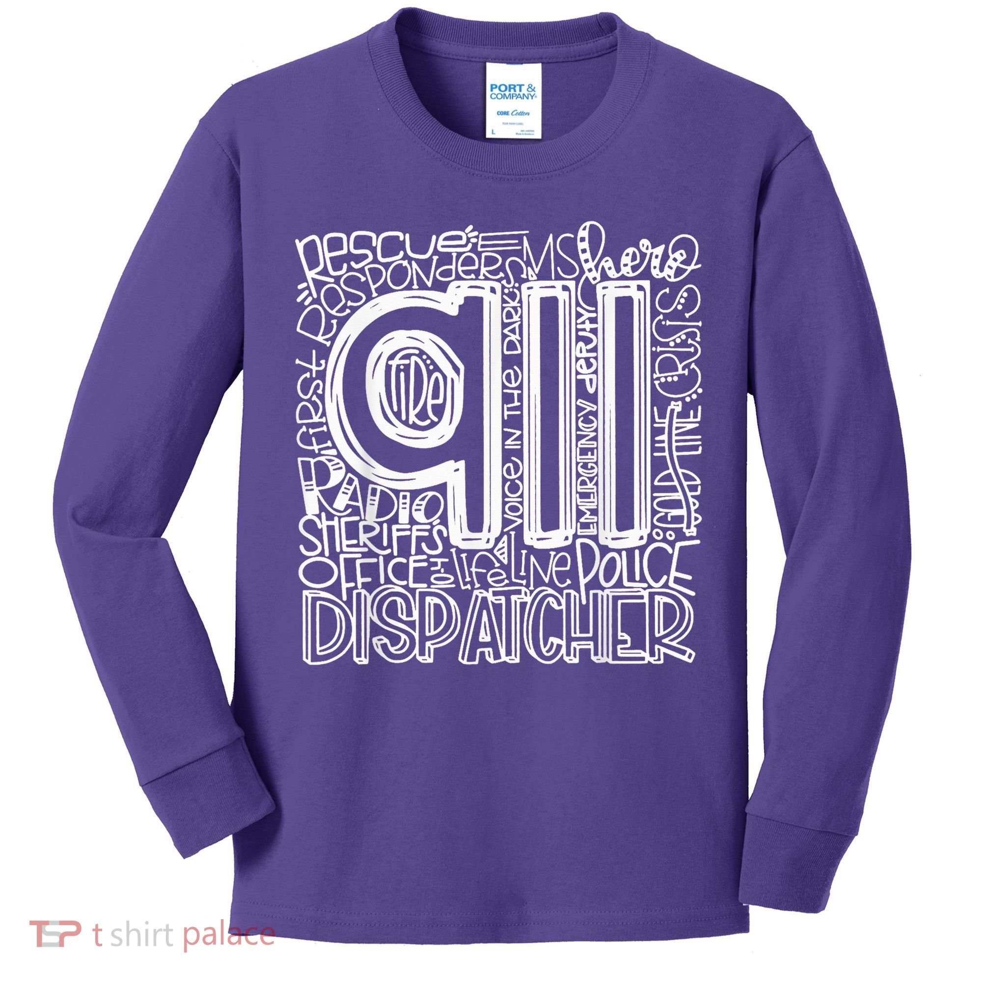 911 Dispatcher _ First Responder _ 911 Calls Kids Long Sleeve Shirt