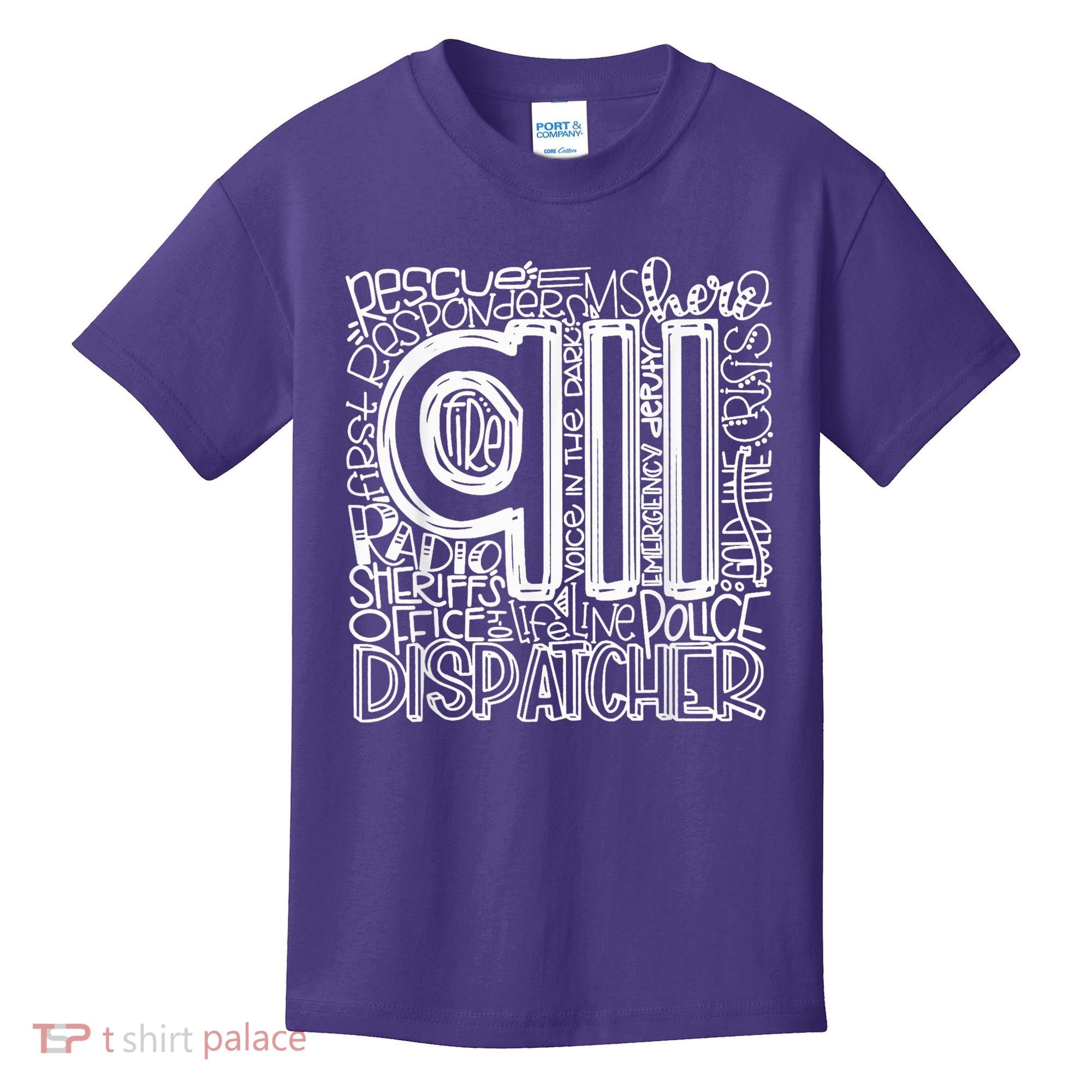 911 Dispatcher _ First Responder _ 911 Calls Kids T-Shirt