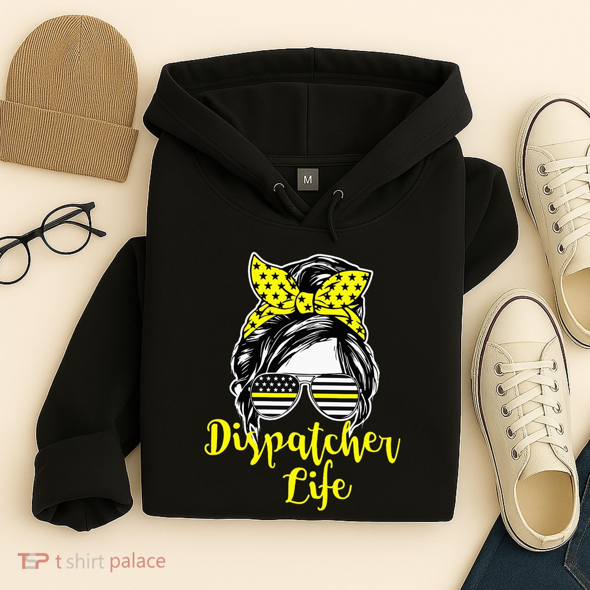 911 Dispatcher Life Female Operator Emergency Hoodie