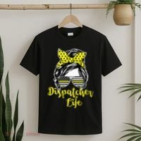 911 Dispatcher Life Female Operator Emergency T-Shirt thumb 2