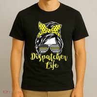 911 Dispatcher Life Female Operator Emergency T-Shirt thumb 3