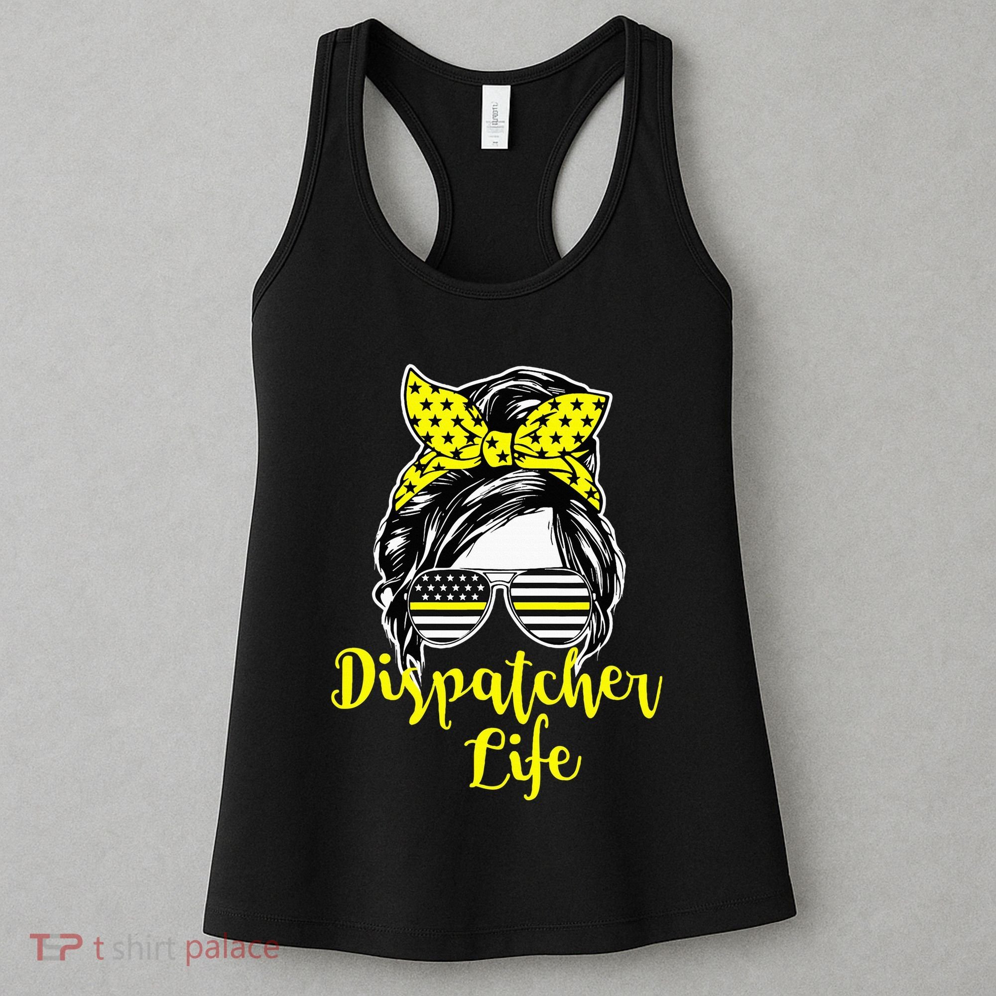 911 Dispatcher Life Female Operator Emergency Women's Tank Top