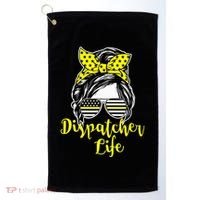 911 Dispatcher Life Female Operator Emergency Golf Towel thumb 0